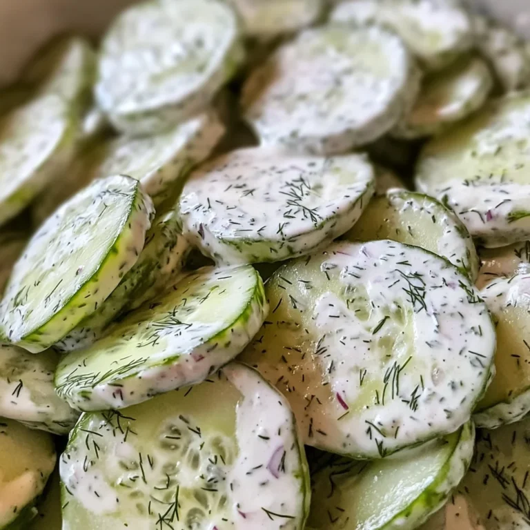 Creamy Cucumber Salad