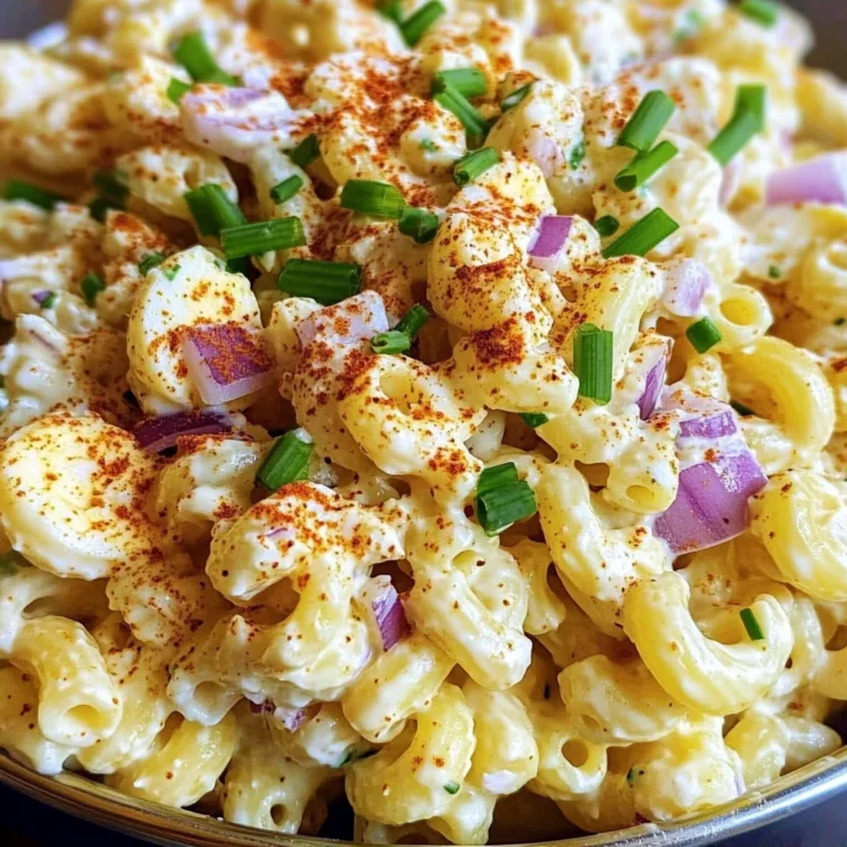 Deviled Egg Pasta Salad