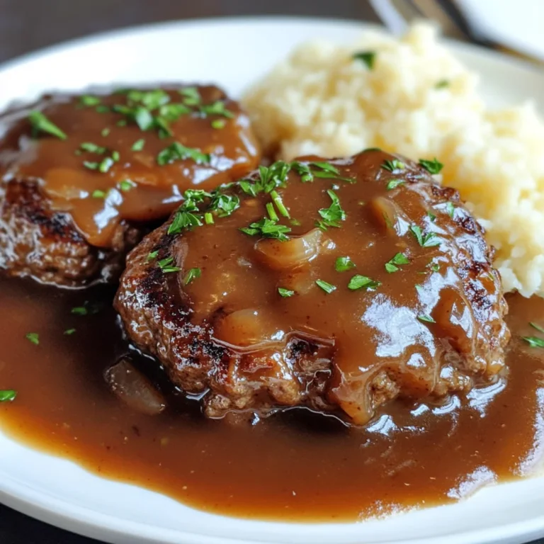 Easy Salisbury Steak Recipe
