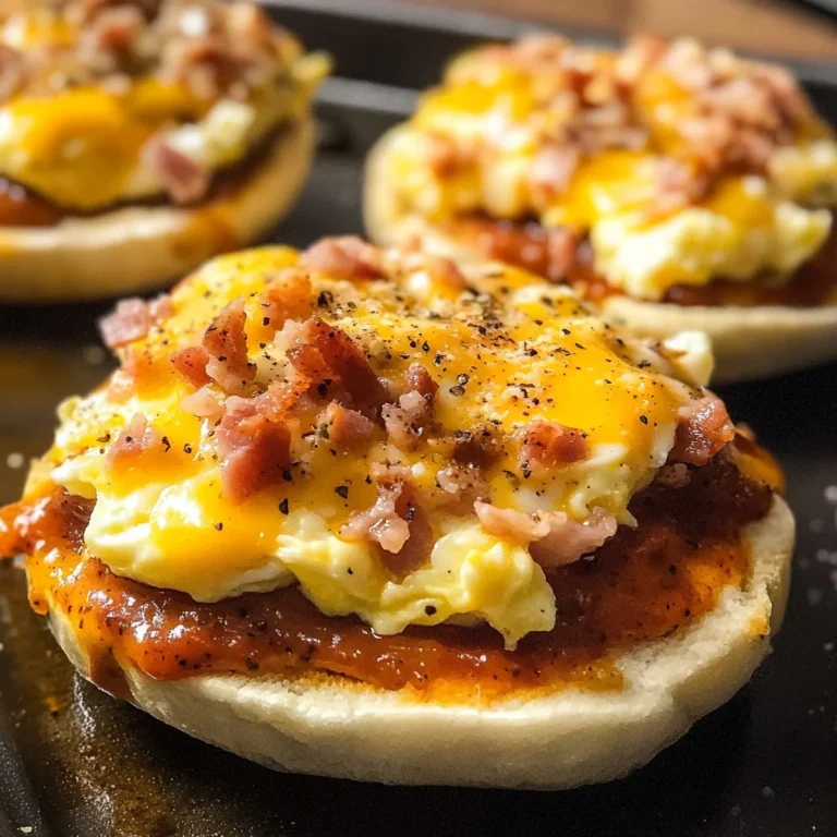 English Muffin Breakfast Pizzas