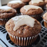 Glazed Gingerbread Muffins