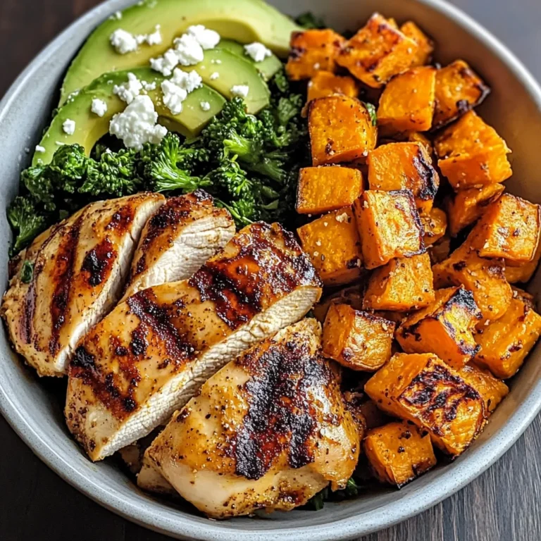 Grilled Chicken & Sweet Potato Bowl