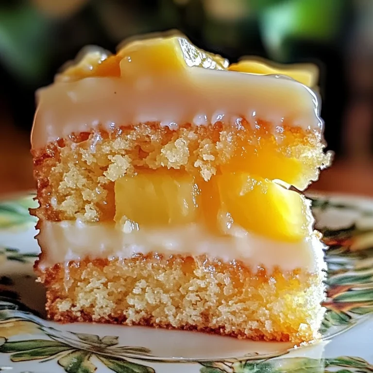 Juicy Pineapple Heaven Cake