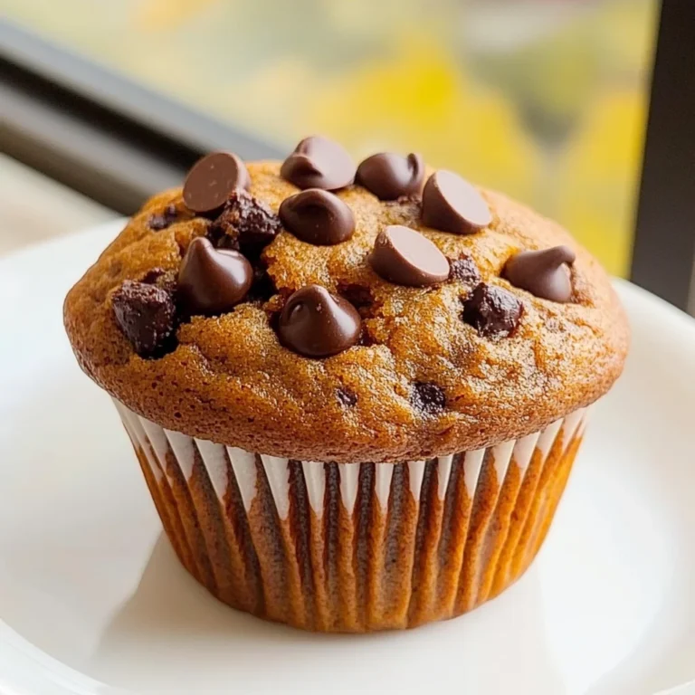 Pumpkin Chocolate Chip Muffins