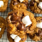 Pumpkin S'mores Cookies