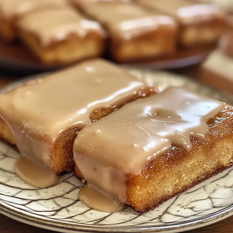 Soft Baked Maple Donut Bars
