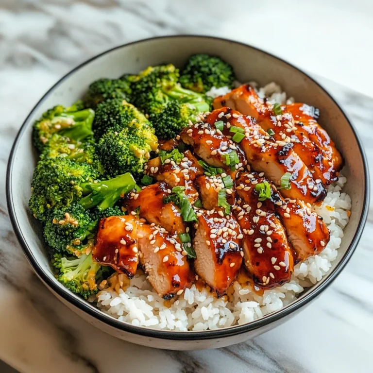Sticky Chicken Bowls Recipe