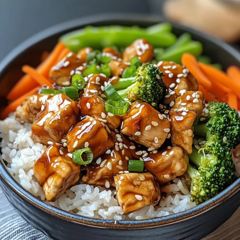 Teriyaki Chicken Rice Bowl