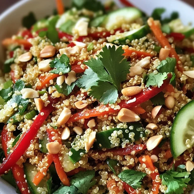 Thai Quinoa Crunch Salad: A Refreshing Healthy Delight!