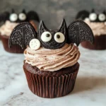 Vegan Oreo Bat Cupcakes