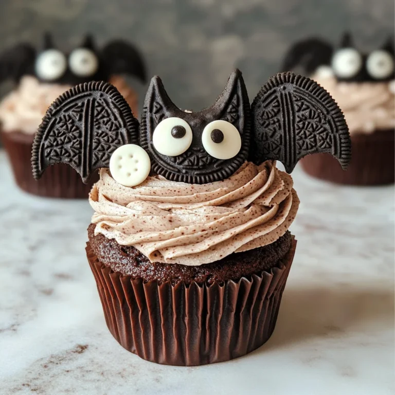 Vegan Oreo Bat Cupcakes
