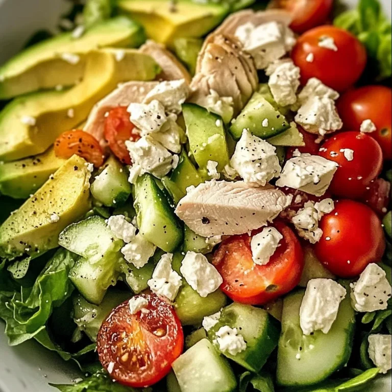 Avocado & Chicken Chopped Salad