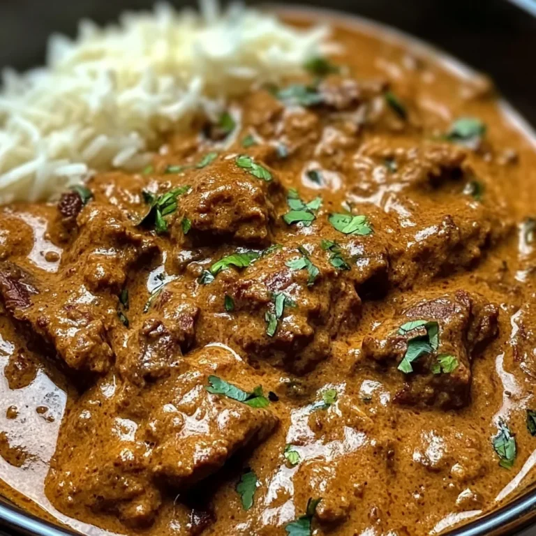 Beef Curry Simmered in Coconut Milk with Fragrant Spices
