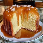 Caramel Cream Cheese Pound Cake