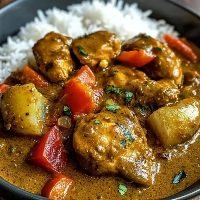 Creamy Jamaican Chicken Curry with Coconut & Spice