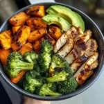 Grilled Chicken Veggie Bowl with Avocado