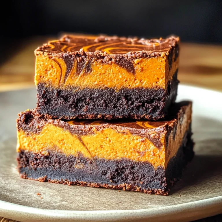 Pumpkin Brownies
