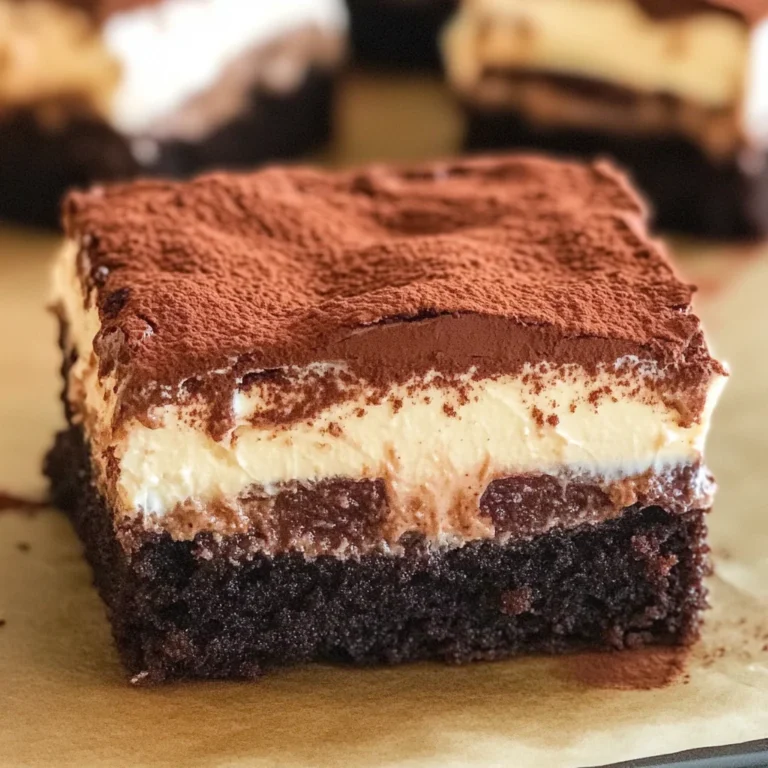 Tiramisu Brownies